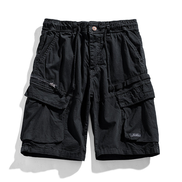 Men's Cotton Lightweight Drawstring Cargo Shorts