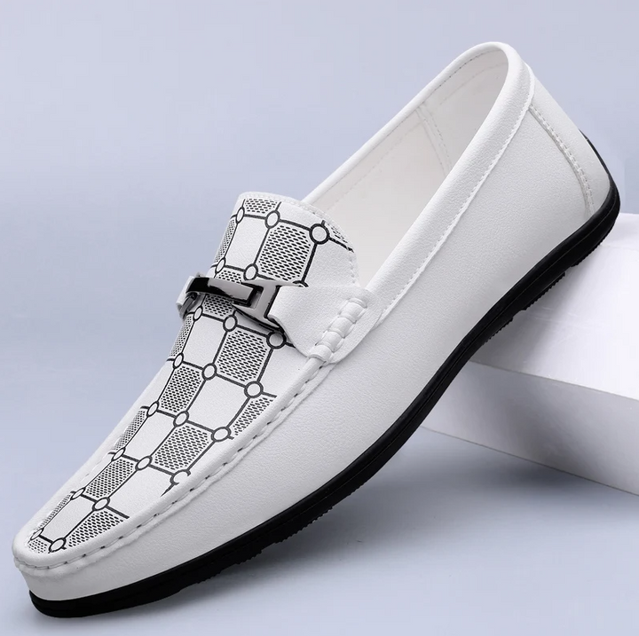 Men's Patterned Comfortable Leather Loafers