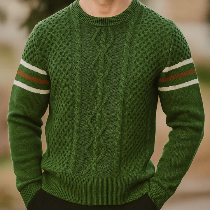Men's Cable Knit Warm Sweater