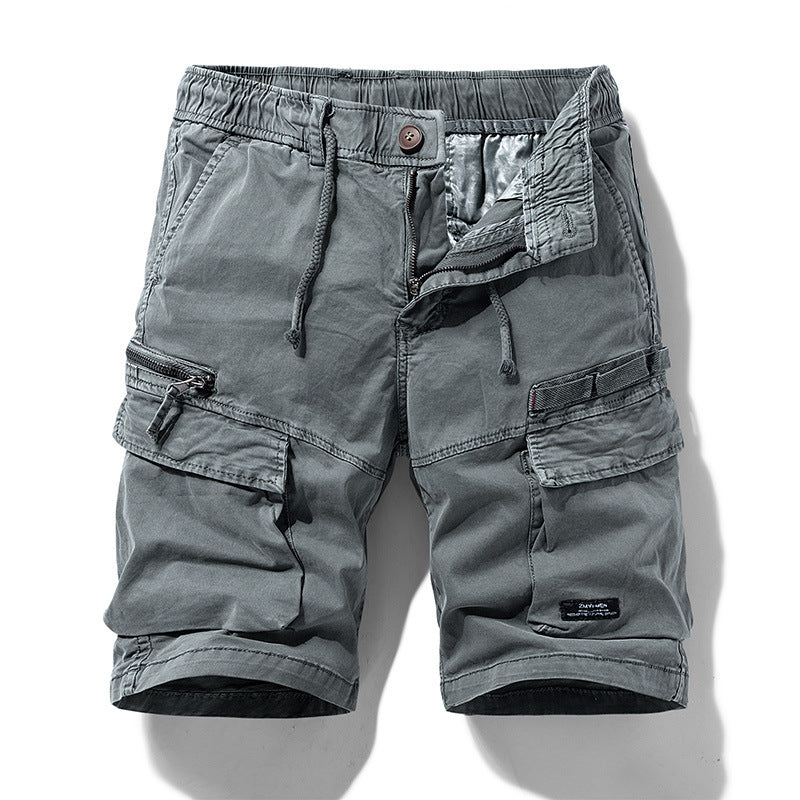 Men's Casual Cotton Workwear Summer Cargo Shorts