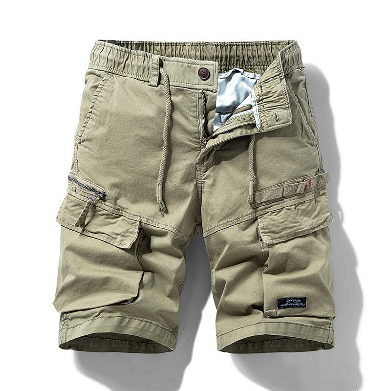 Men's Casual Cotton Workwear Summer Cargo Shorts