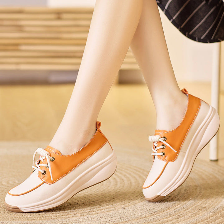 Women’s Lightweight Lace-Up Comfort Walking Shoes