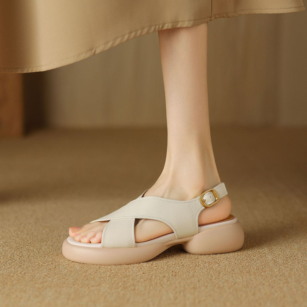 Women's Cross-Strap Comfort Slingback Sandals