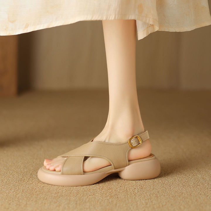 Women's Cross-Strap Comfort Slingback Sandals