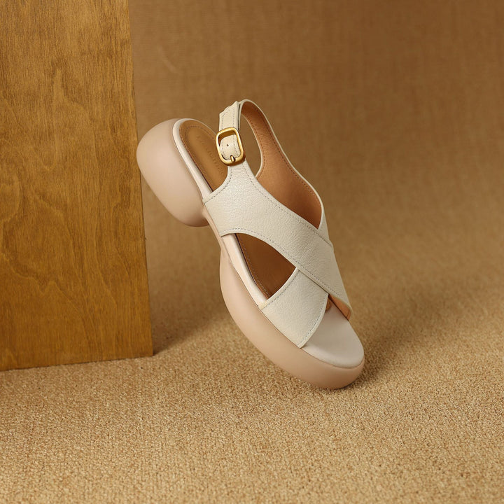 Women's Cross-Strap Comfort Slingback Sandals