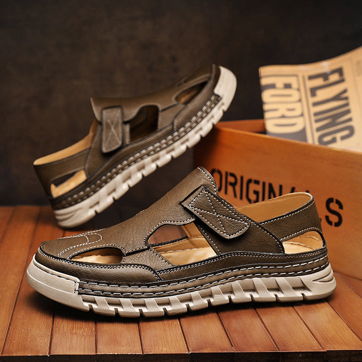 Men's Leather Comfort Breathable Sandals