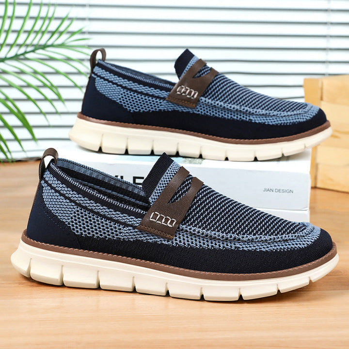 Men's Breathable Mesh Slip-On Comfort Loafers