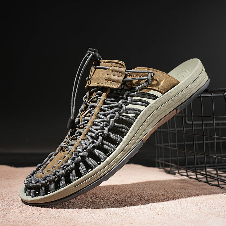 Men's Woven Comfort Slip-On Sandals