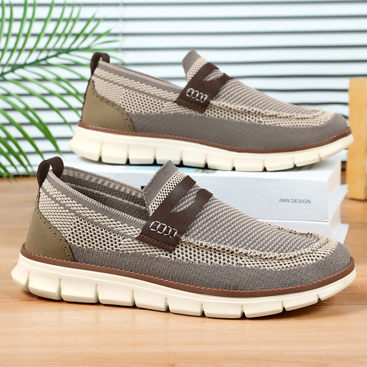 Men's Breathable Mesh Slip-On Comfort Loafers