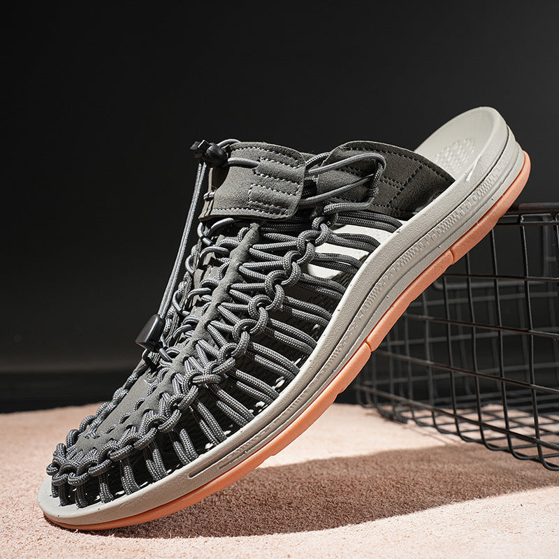 Men's Woven Comfort Slip-On Sandals