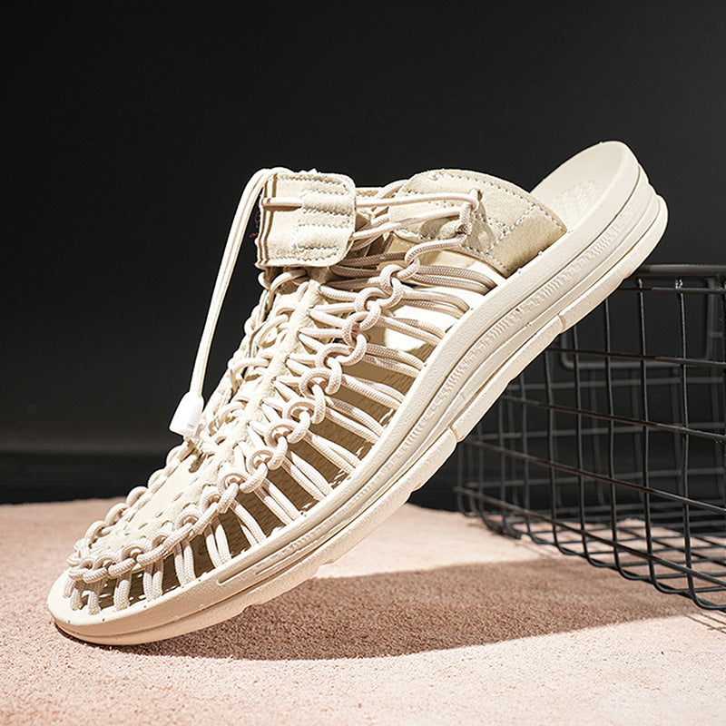 Men's Woven Comfort Slip-On Sandals