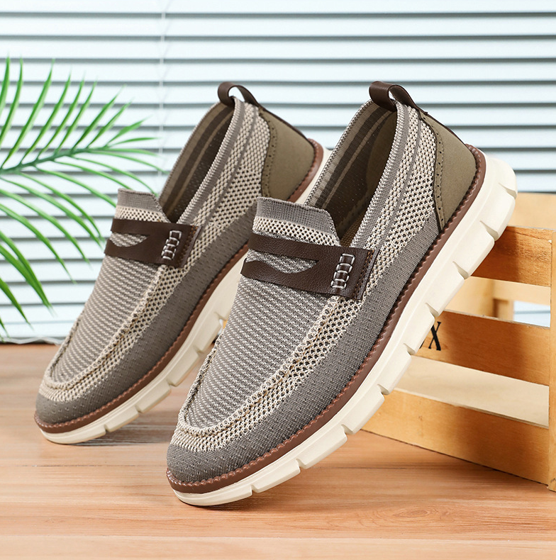 Men's Breathable Mesh Slip-On Comfort Loafers