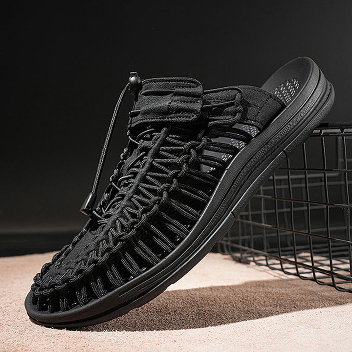 Men's Woven Comfort Slip-On Sandals