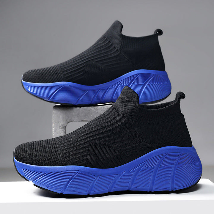 Men's Breathable Knit Slip-On Comfort Sneakers