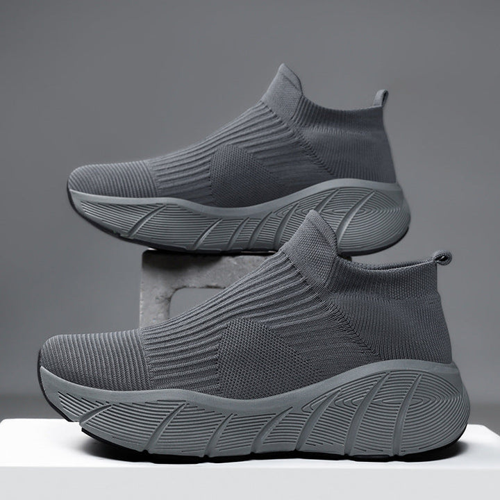 Men's Breathable Knit Slip-On Comfort Sneakers