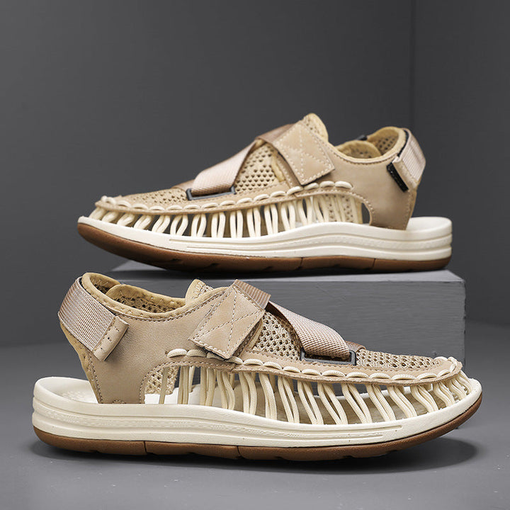 Men's Woven Breathable Mesh Comfortable Sandals