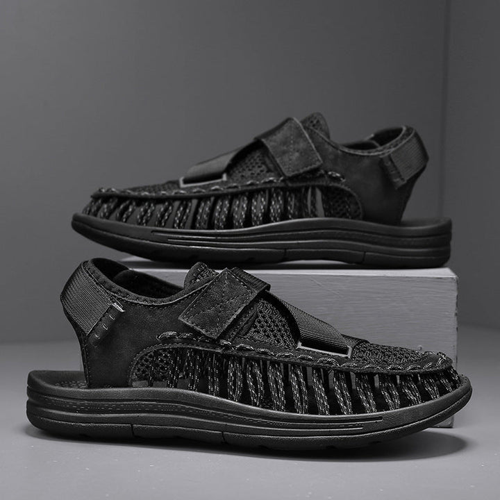 Men's Woven Breathable Mesh Comfortable Sandals