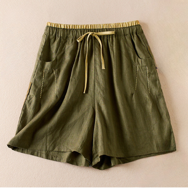 Women's Cotton Breathable Drawstring Shorts