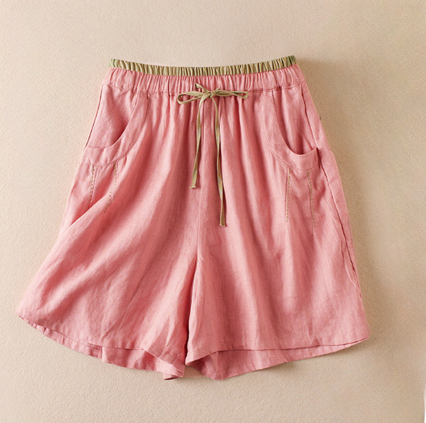 Women's Cotton Breathable Drawstring Shorts