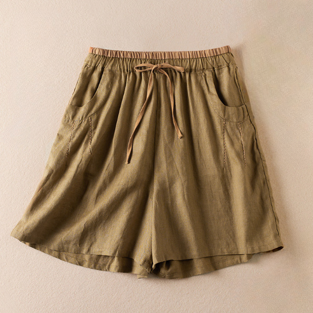 Women's Cotton Breathable Drawstring Shorts