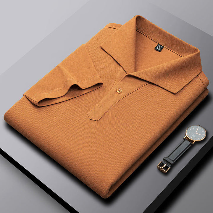 Men's Knit Cotton Comfortable Polo Shirt