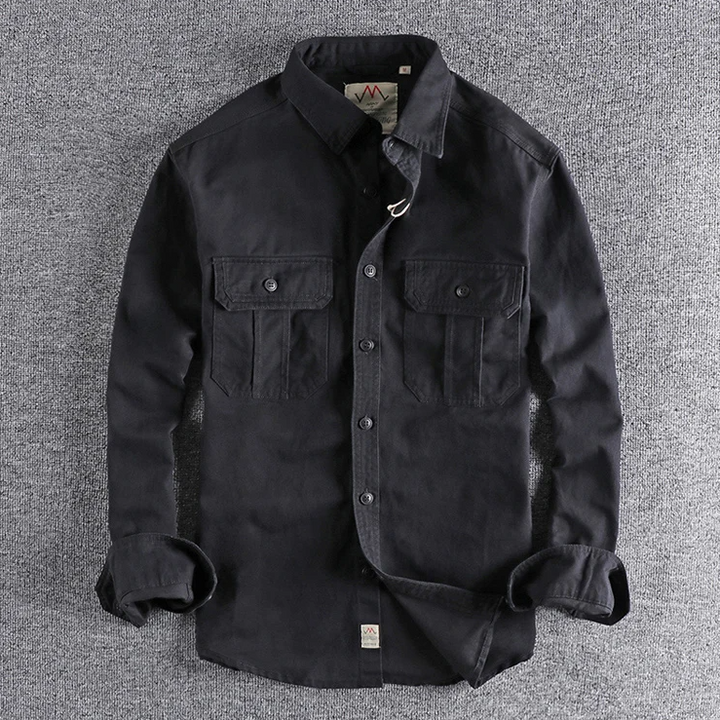 Men's Cotton Long Sleeve Workwear Shirt
