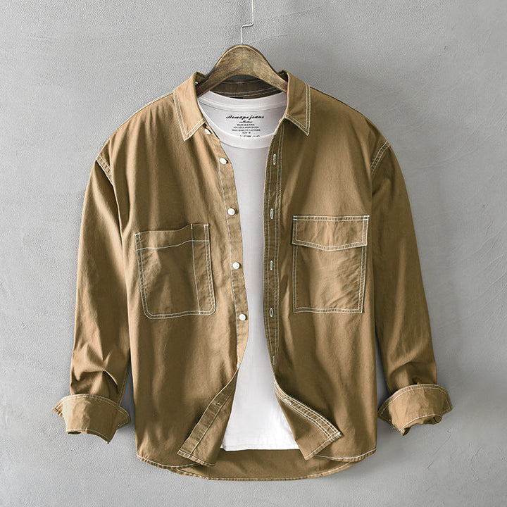 Men's Cotton Utility Long Sleeve Shirt