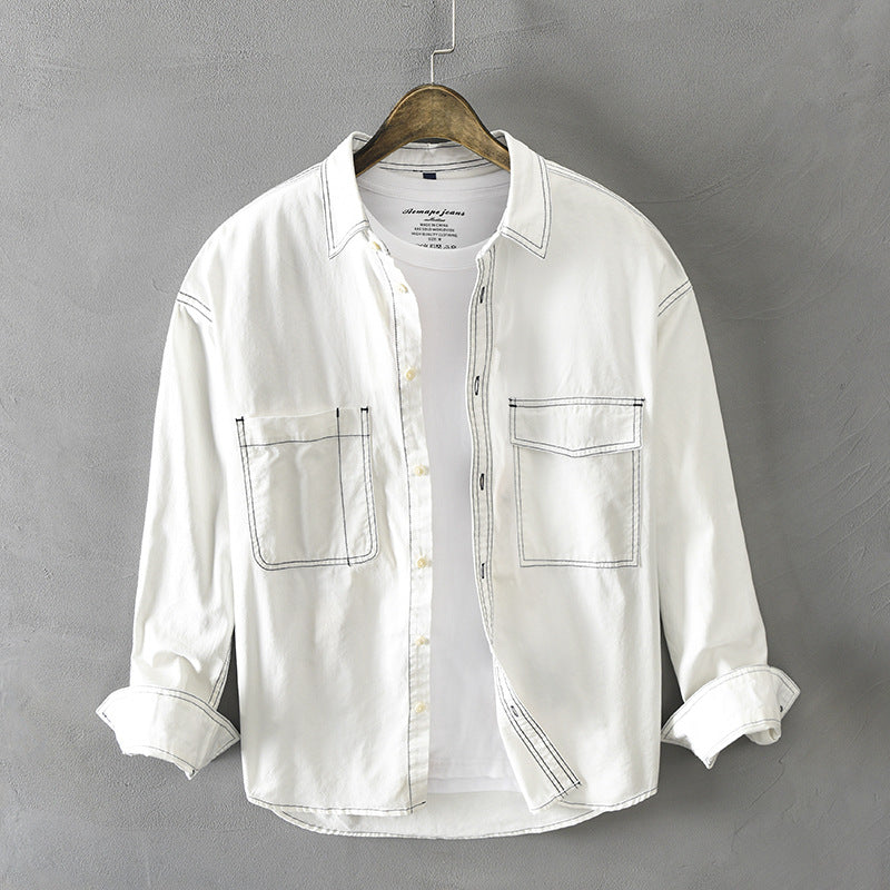 Men's Cotton Utility Long Sleeve Shirt