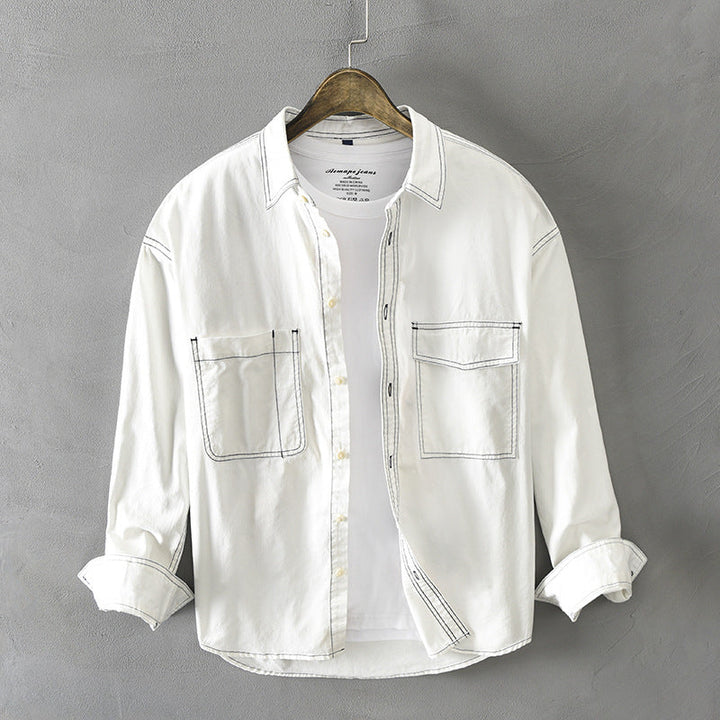 Men's Cotton Utility Long Sleeve Shirt