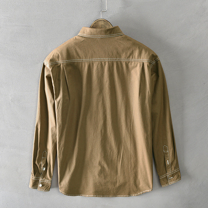 Men's Cotton Utility Long Sleeve Shirt