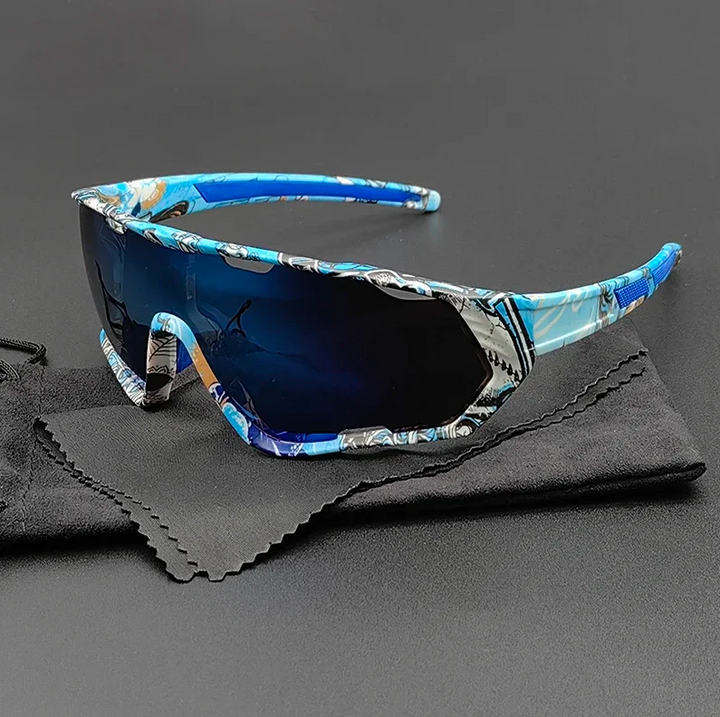Sports Wraparound Sunglasses - Polarized Cycling & Running Shades