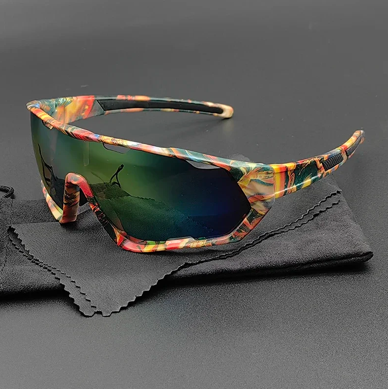 Sports Wraparound Sunglasses - Polarized Cycling & Running Shades