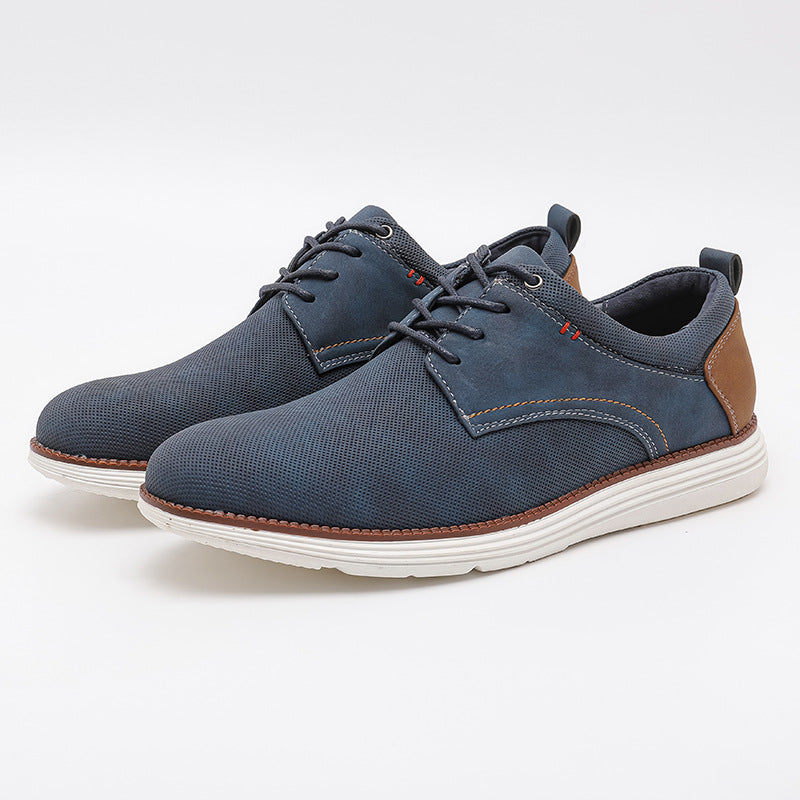 Men's Casual Comfortable Leather Derby Shoes
