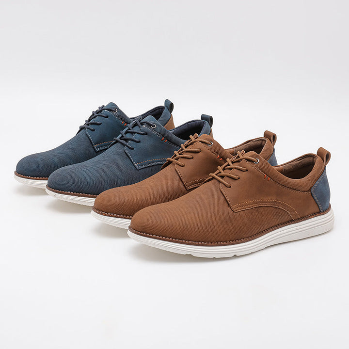 Men's Casual Comfortable Leather Derby Shoes