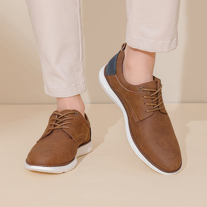Men's Casual Comfortable Leather Derby Shoes