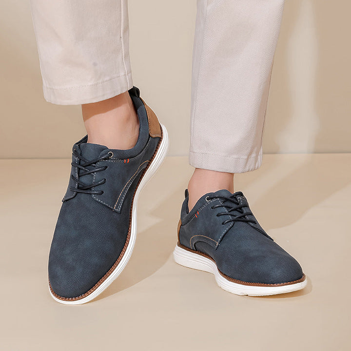 Men's Casual Comfortable Leather Derby Shoes