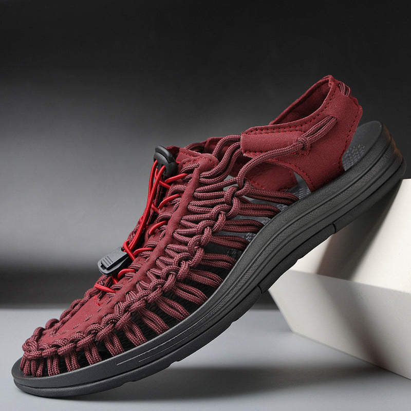 Men's Outdoor Comfort Breathable Braided Paracord Sandals