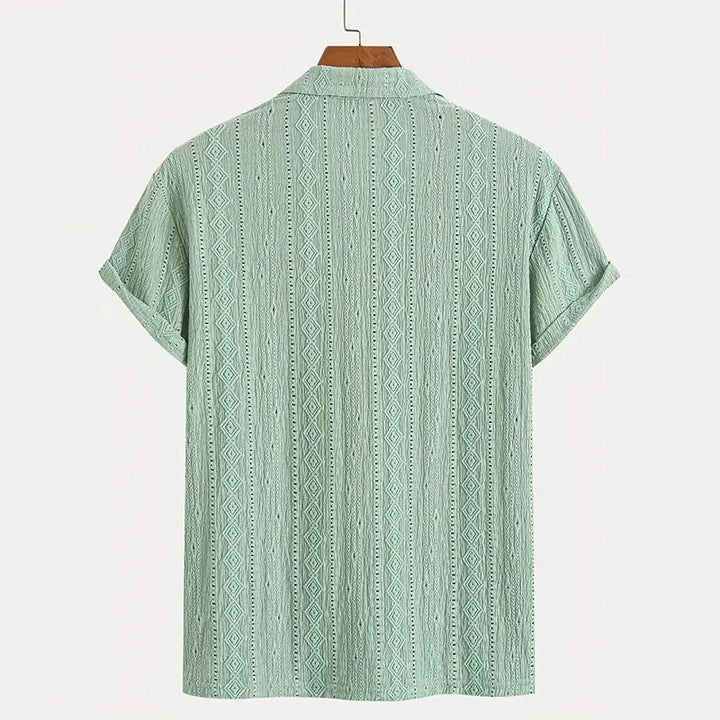 Men’s Summer Knit Polo – Breathable Short Sleeve Shirt