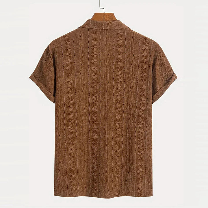 Men’s Summer Knit Polo – Breathable Short Sleeve Shirt