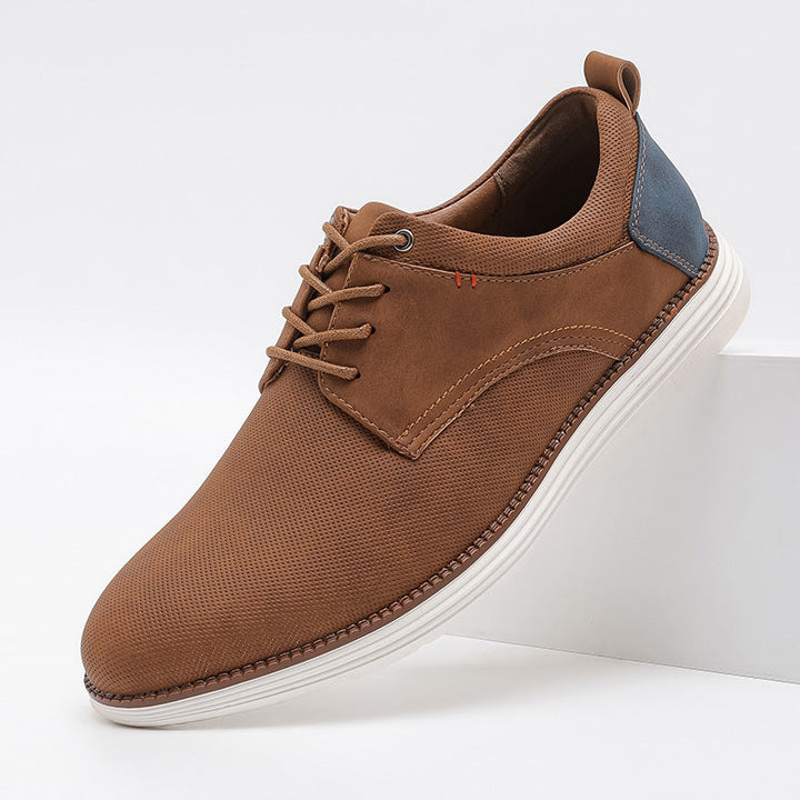 Men's Casual Comfortable Leather Derby Shoes