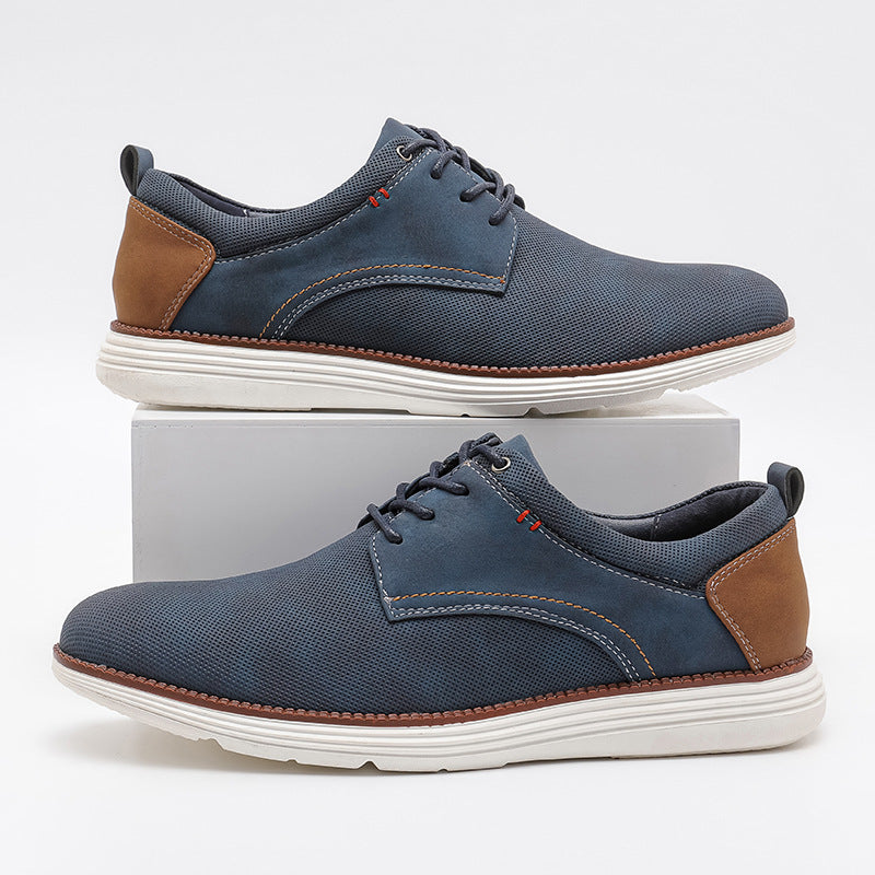 Men's Casual Comfortable Leather Derby Shoes