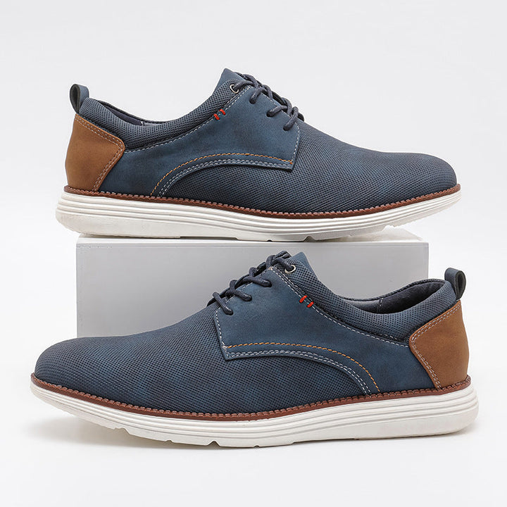 Men's Casual Comfortable Leather Derby Shoes