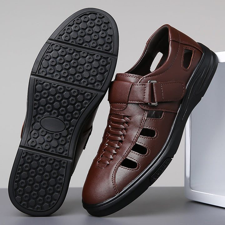 Men's Leather Comfort Breathable Sandals