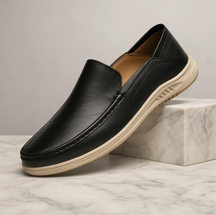 Men's Comfort Dress Slip-On Leather Loafers