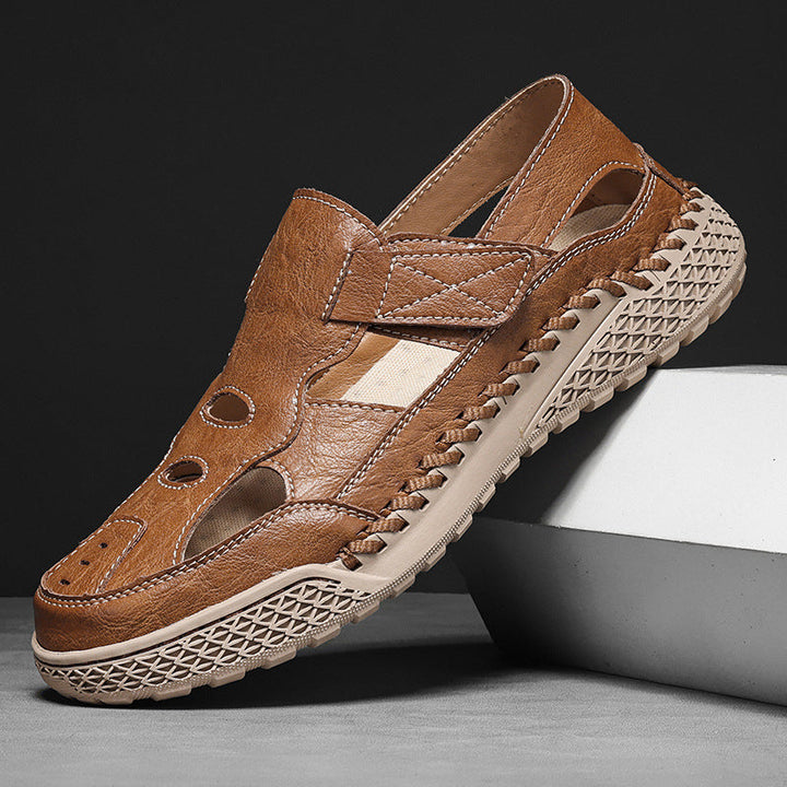 Men's Leather Comfortable Outdoor Sandals