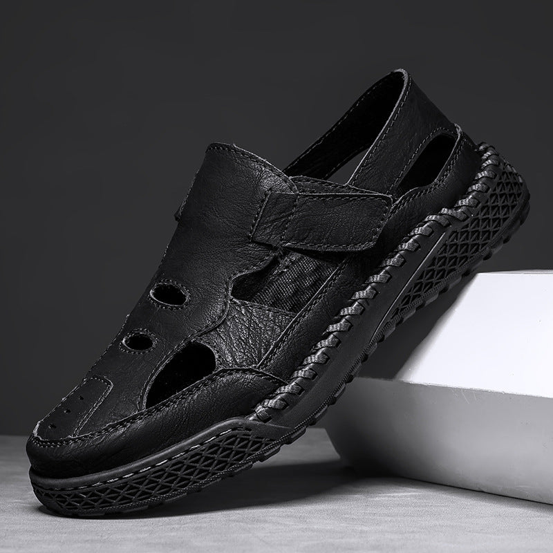 Men's Leather Comfortable Outdoor Sandals