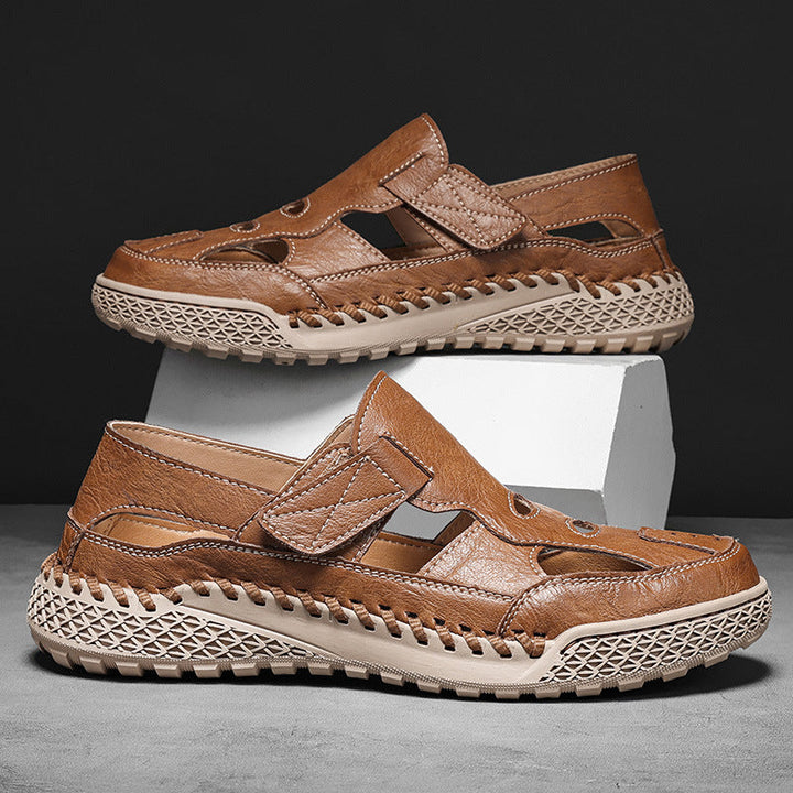 Men's Leather Comfortable Outdoor Sandals