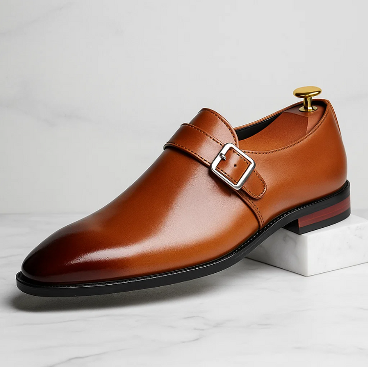 Men’s Monk Strap Dress Shoes | Genuine Leather Formal Shoes