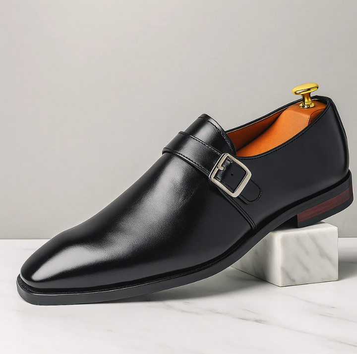 Men’s Monk Strap Dress Shoes | Genuine Leather Formal Shoes