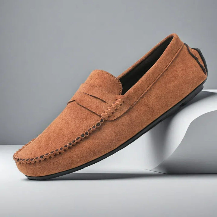 Men's Suede Classic Slip-On Loafers